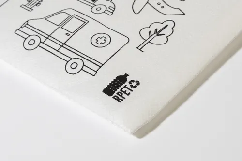 Trousse stylos à colorier en RPET - Gocolo