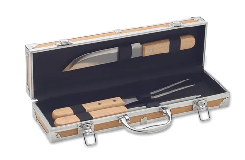 Ustensiles BBQ en acier inox. - Tooldera