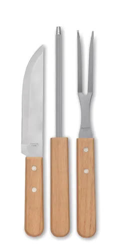 Ustensiles BBQ en acier inox. - Tooldera