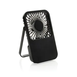 Ventilateur de bureau en plastique recyclé RCS Aervina - XD Collection | Noir
