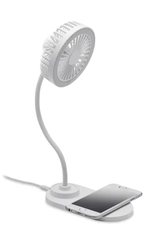 Ventilateur de bureau publicitaire et chargeur induction - Viento