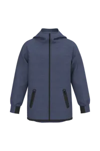 Veste à capuche performance enfant - PROACT® | French Navy Heather