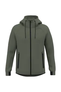 Veste à capuche performance  femme - PROACT® | Sporty Khaki