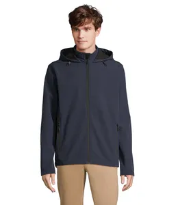 Veste Capuche Personnalisé Softshell Homme Race Hooded Men - SOL'S | French Marine