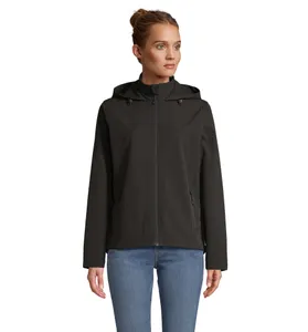 Veste Capuche Softshell Personnalisée Femme Race Hooded Women - SOL'S Veste Capuche Softshell Personnalisée Femme Race Hooded Women - SOL'S