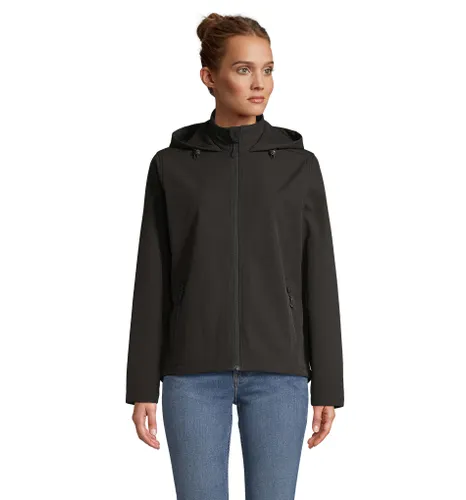 Veste Capuche Softshell Personnalisée Femme Race Hooded Women - SOL'S