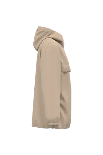 Veste coupe-vent imperméable écoresponsable quart zip unisexe - Native Spirit