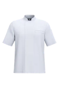 Veste de cuisine écoresponsable et respirante manches courtes unisexe - WK. Designed To Work | White