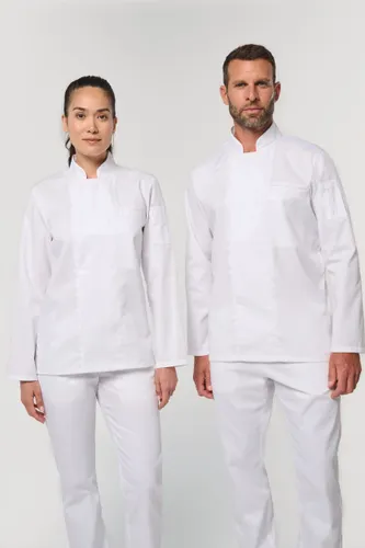Veste de cuisine écoresponsable et respirante manches longues unisexe - WK. Designed To Work