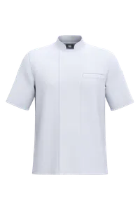Veste de cuisine écoresponsable manches courtes unisexe - WK. Designed To Work | White