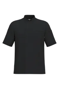 Veste de cuisine écoresponsable manches courtes unisexe - WK. Designed To Work | Black