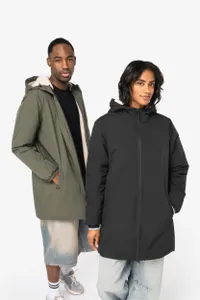 Veste écoresponsable imperméable personnalisée doublée en sherpa unisexe - Native Spirit