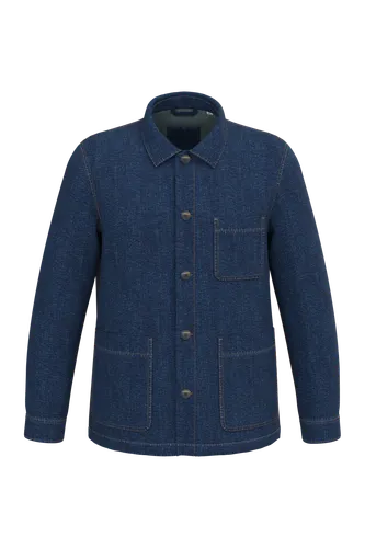 Veste en jean écoresponsable à épaules tombantes unisexe - Native Spirit