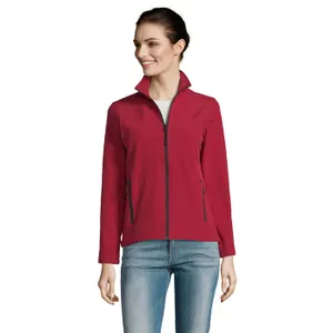 Veste Femme Zippée Softshell Personnalisée Race Women - SOL'S | Pepper Red
