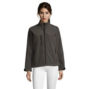 Veste Femme Zippée Softshell Personnalisée Roxy - SOL'S | Charcoal Grey