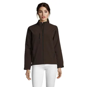 Veste Femme Zippée Softshell Personnalisée Roxy - SOL'S | Dark Chocolate