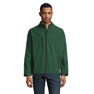Veste Homme Zippée Softshell Relax Personnalisé - SOL'S | Bottle Green