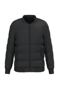 Veste matelassée écoresponsable à col teddy unisexe - Native Spirit | Black