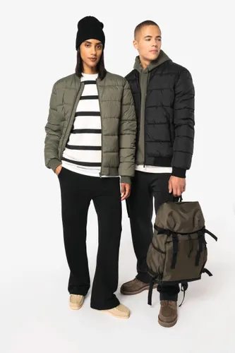 Veste matelassée écoresponsable à col teddy unisexe - Native Spirit