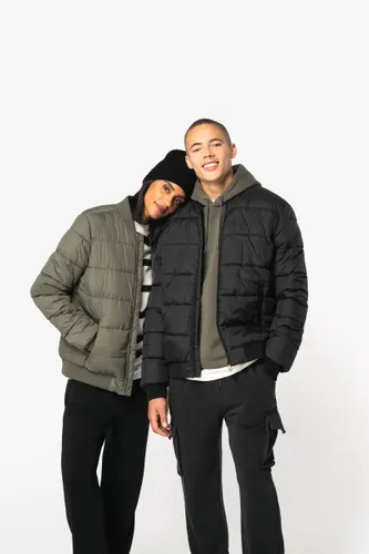 Veste matelassée écoresponsable à col teddy unisexe - Native Spirit