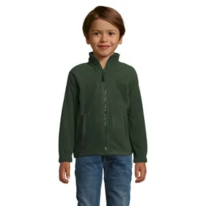 Veste Micropolaire Zippée Personnalisée Enfant North Kids - SOL'S | Fir Green