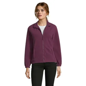 Veste Micropolaire Zippée Personnalisée Femme North Women - SOL'S | Burgundy