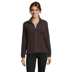 Veste Micropolaire Zippée Personnalisée Femme North Women - SOL'S | Dark Chocolate