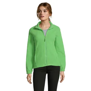 Veste Micropolaire Zippée Personnalisée Femme North Women - SOL'S | Lime
