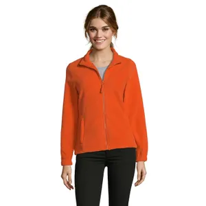 Veste Micropolaire Zippée Personnalisée Femme North Women - SOL'S | Orange