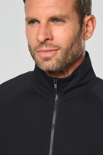 Veste molleton coton manches raglan unisexe - WK. Designed To Work