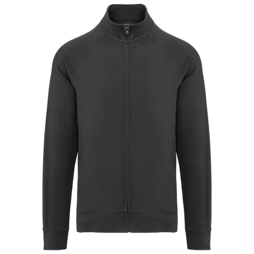 Veste molleton coton manches raglan unisexe - WK. Designed To Work