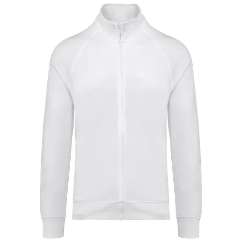 Veste molleton coton manches raglan unisexe - WK. Designed To Work