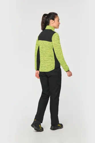 Veste recyclée en polytricot femme - WK. Designed To Work