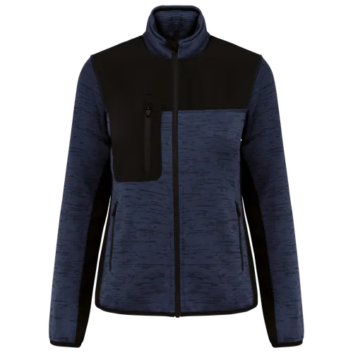 Veste recyclée en polytricot femme - WK. Designed To Work