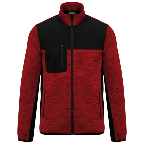 Veste recyclée en polytricot homme - WK. Designed To Work