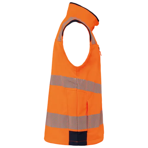 Veste softshell de sécurité recyclée avec manches détachables unisexe - WK. Designed To Work