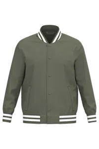 Veste teddy rembourrée écoresponsable unisexe - Native Spirit | Organic Khaki