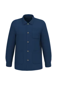 Veste worker écoresponsable délavée homme - Native Spirit | Washed Indigo