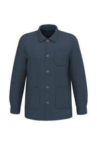 Veste worker écoresponsable délavée homme - Native Spirit | Washed Navy Blue