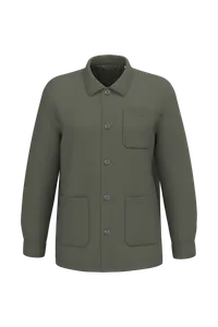 Veste worker écoresponsable délavée homme - Native Spirit | Washed Organic Khaki