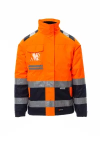 Veste oxford personnalisée - HISPEED LADY | Orange fluo / Bleu mar