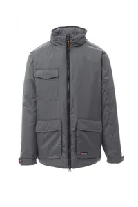 Veste pongee ripstop personnalisée - RENEGADE MID | Fumée / Noir