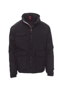 Veste pongee ripstop personnalisée - RENEGADE | Noir / Gris acier