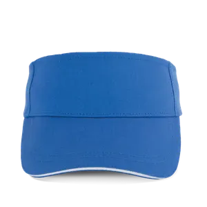 Visière sport en coton - K-up | Nebulas Blue / White