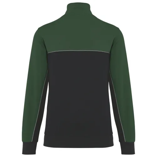 Sweat-shirt écoresponsable col zippé unisexe - WK. Designed To Work