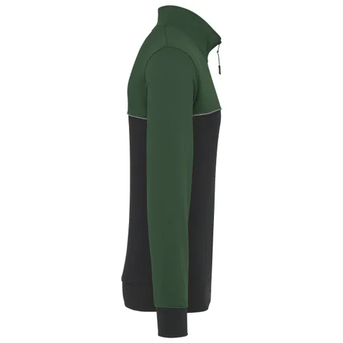 Sweat-shirt écoresponsable col zippé unisexe - WK. Designed To Work