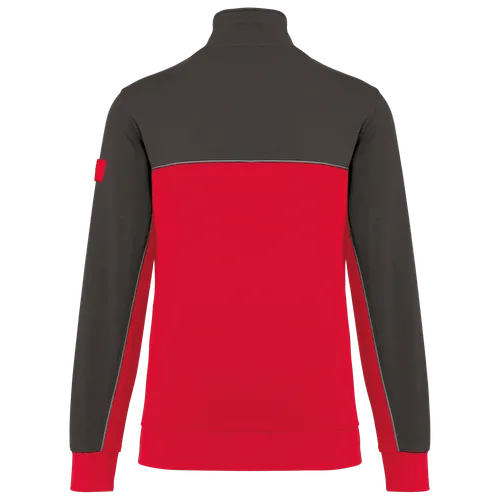 Sweat-shirt écoresponsable col zippé unisexe - WK. Designed To Work