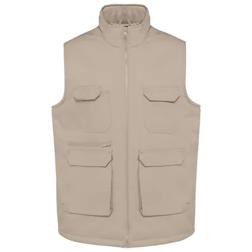 Gilet polycoton multipoches rembourré unisexe - WK. Designed To Work