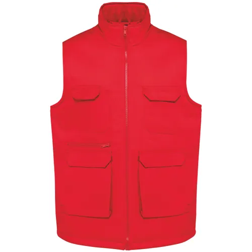 Gilet polycoton multipoches rembourré unisexe - WK. Designed To Work