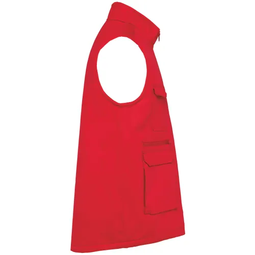 Gilet polycoton multipoches rembourré unisexe - WK. Designed To Work